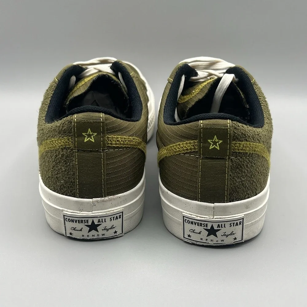 Converse One Star OX Low Renew Sneaker Olive Green -‎ Men Size 9 (172349C)